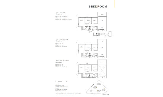 Chuan Park Floor Plans 3BR C3