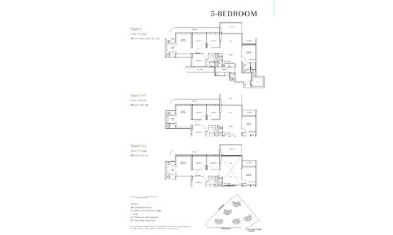 Chuan Park Floor Plans 5BR E1-P