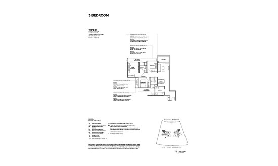 ELTA Floor Plans 3BR C1