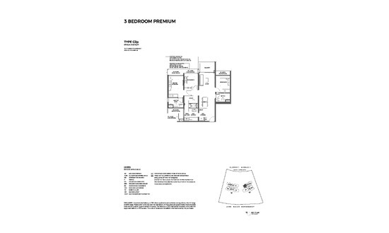 ELTA Floor Plans 3BR Premium C2p