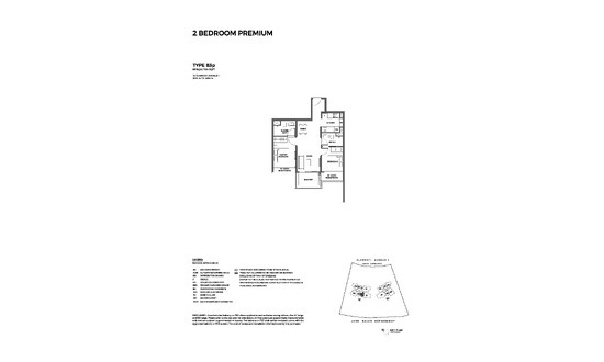 ELTA Floor Plans 2BR Premium B3p
