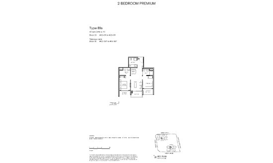 Hudson Place Residences Floor Plans  B1a