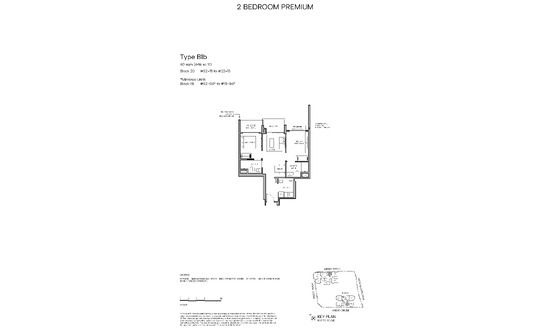 Hudson Place Residences Floor Plans  B1b
