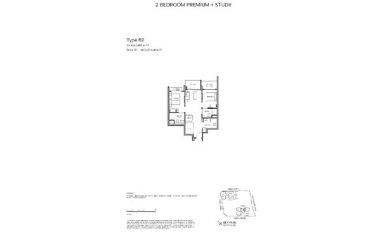 Hudson Place Residences Floor Plans  B2