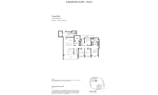 Hudson Place Residences Floor Plans  D2b