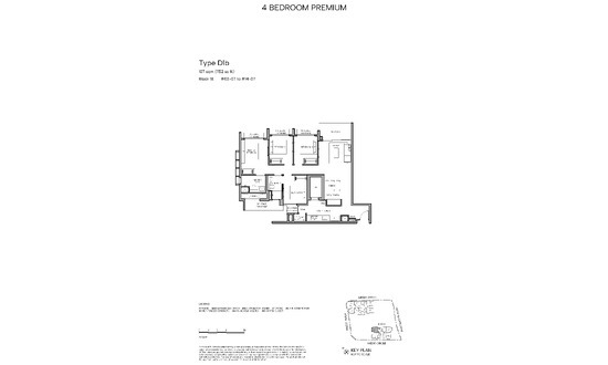 Hudson Place Residences Floor Plans  D1b