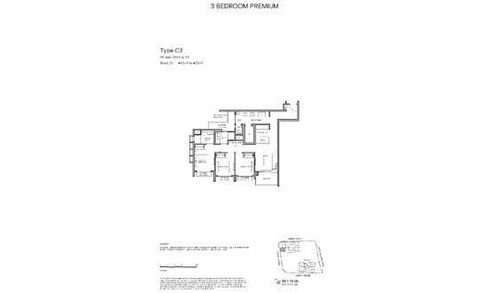 Hudson Place Residences Floor Plans  C3