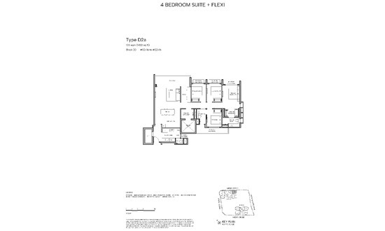 Hudson Place Residences Floor Plans  D2a