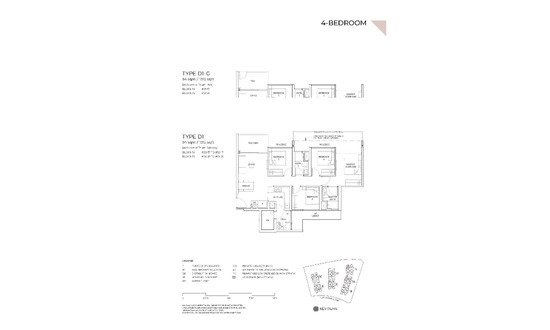 Novo Place Floor Plans 4BR D1